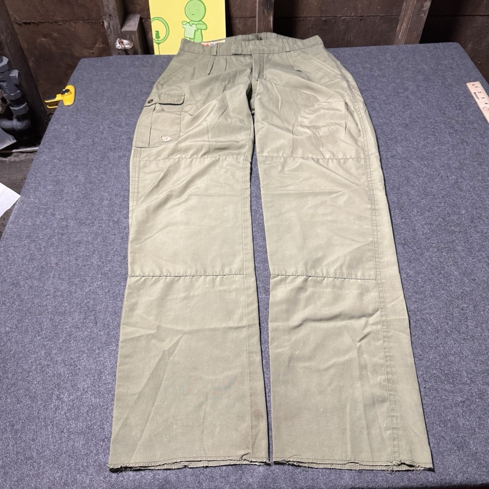 VTG 90s Fjallraven RARE Pleated‎ Front Trousers Mens 48 (31x33) Preppy Retro